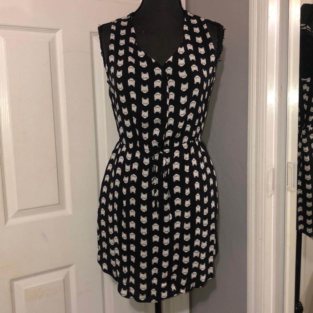 White Cat Dress
